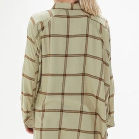 Urban Outfitters Brendan Drapey Flannel Button-Down Shirt - Picture 2 of 7